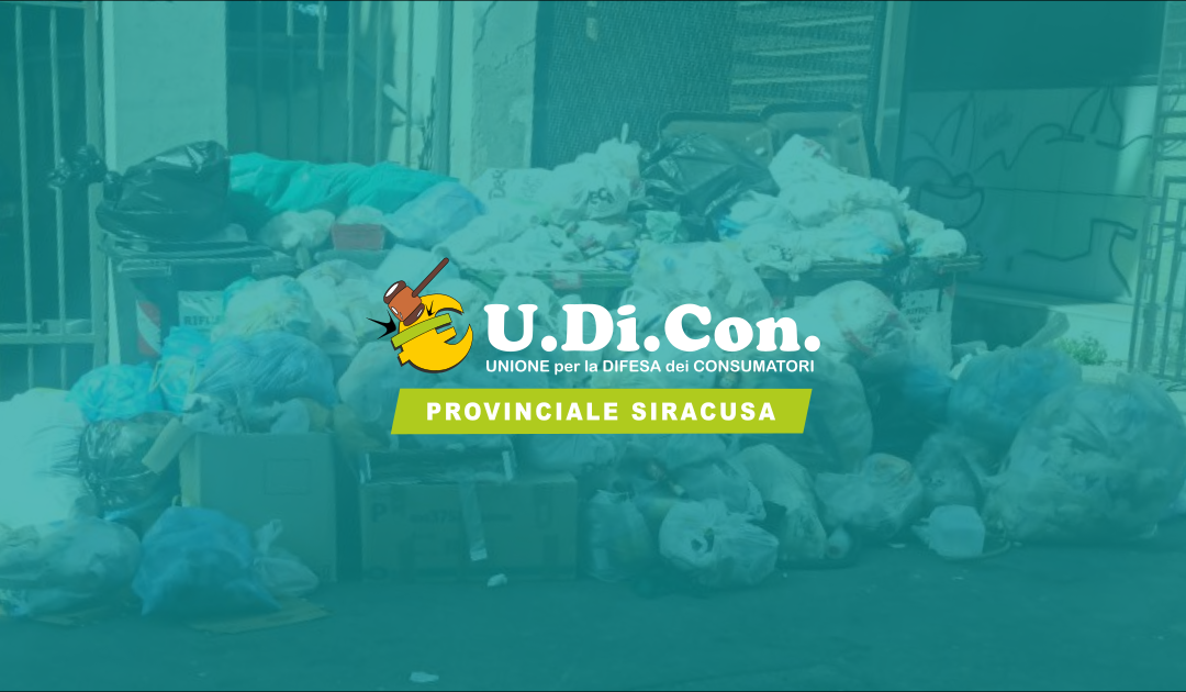 A Siracusa è emergenza rifiuti. Udicon Sicilia:”Intervento immediato a tutela dei cittadini”